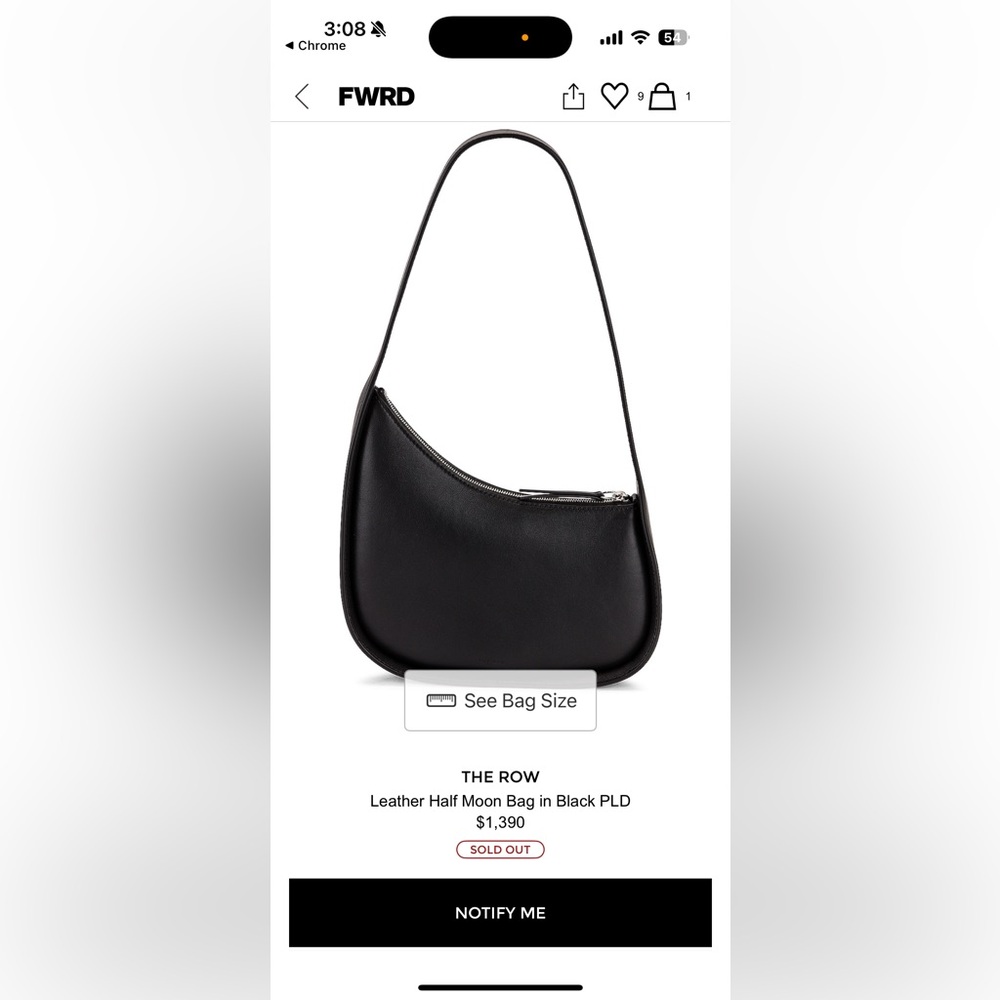 The Row Half Moon Bag - Picture 4 of 11